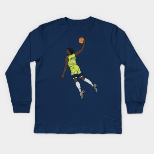 Anthony Edwards Dunk Kids Long Sleeve T-Shirt